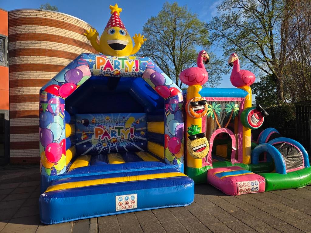 Springkussen Party - Kleurrijk Plezier voor Elk Feest!, Ophalen, Eu, Eu, Info@partyverhuureerbeek.nl
