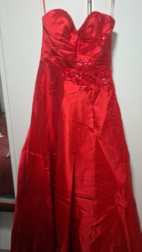Prachtige rode feestjurk, nieuw, maat 40-42, Kleding | Dames, Gelegenheidskleding, Ophalen of Verzenden