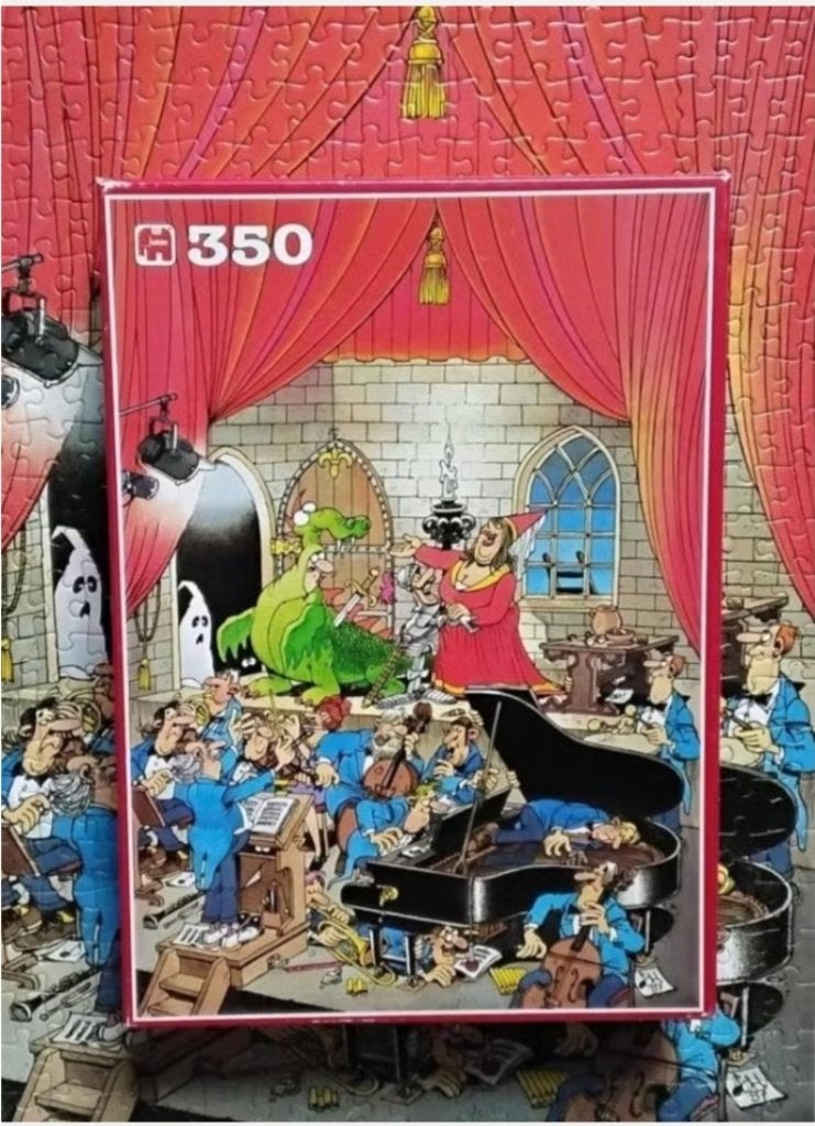 J. Van Haasteren puzzel miskend talent' zeldzaam!, Hobby en Vrije tijd, Denksport en Puzzels, Ophalen, 500 t/m 1500 stukjes, Zo goed als nieuw