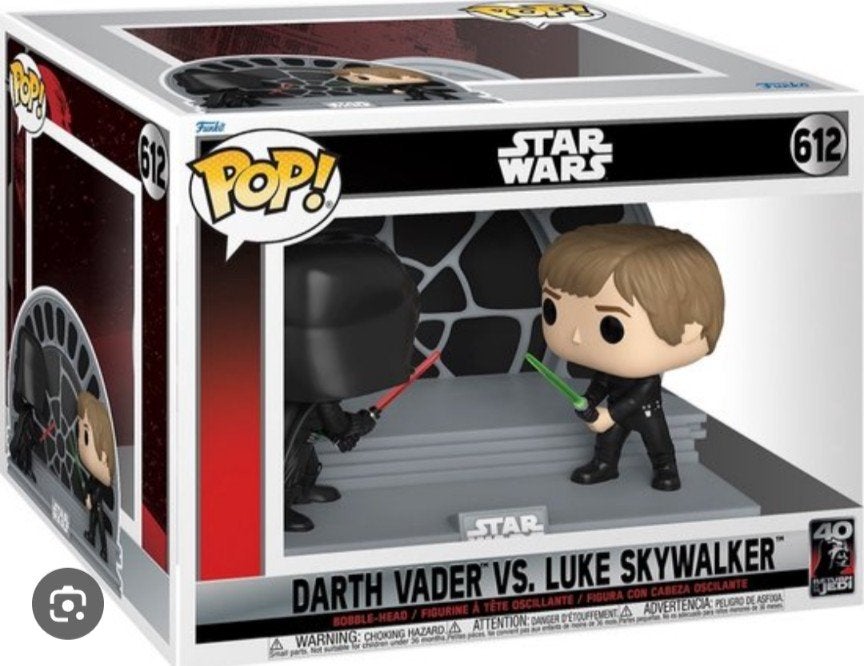 Funko Pop! Star Wars Darth Vader vs. Luke Skywalker #612, Verzamelen, Star Wars, Ophalen of Verzenden, Nieuw, Actiefiguurtje