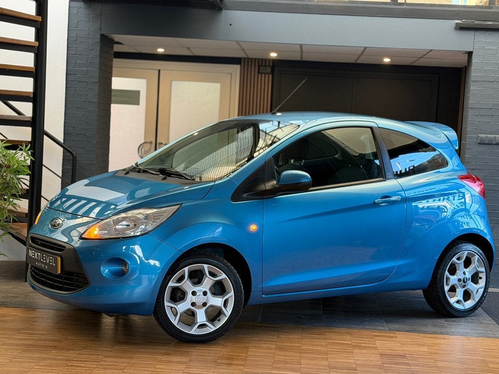 Ford Ka 1.2 Titanium X Lage Km D.riem Vv, Auto's, Ford, Voorwielaandrijving, Stof, Gebruikt, 4 cilinders