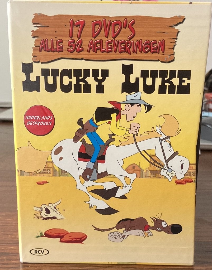 Lucky Luke dvd Box ,17 DVD's, Tekenfilm, Alle leeftijden, Boxset, Overige soorten