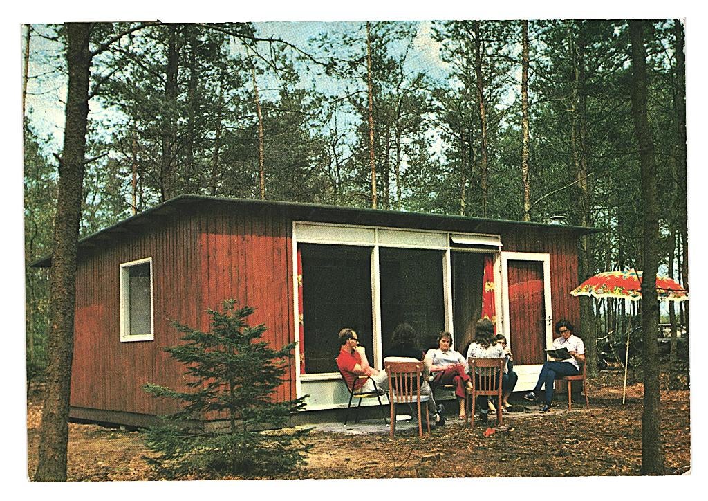 802570 Ees Borger Dr 1974 Bungalow Land van Bartje Gelopen, Ophalen of Verzenden, 1960 tot 1980, Gelopen, Drenthe