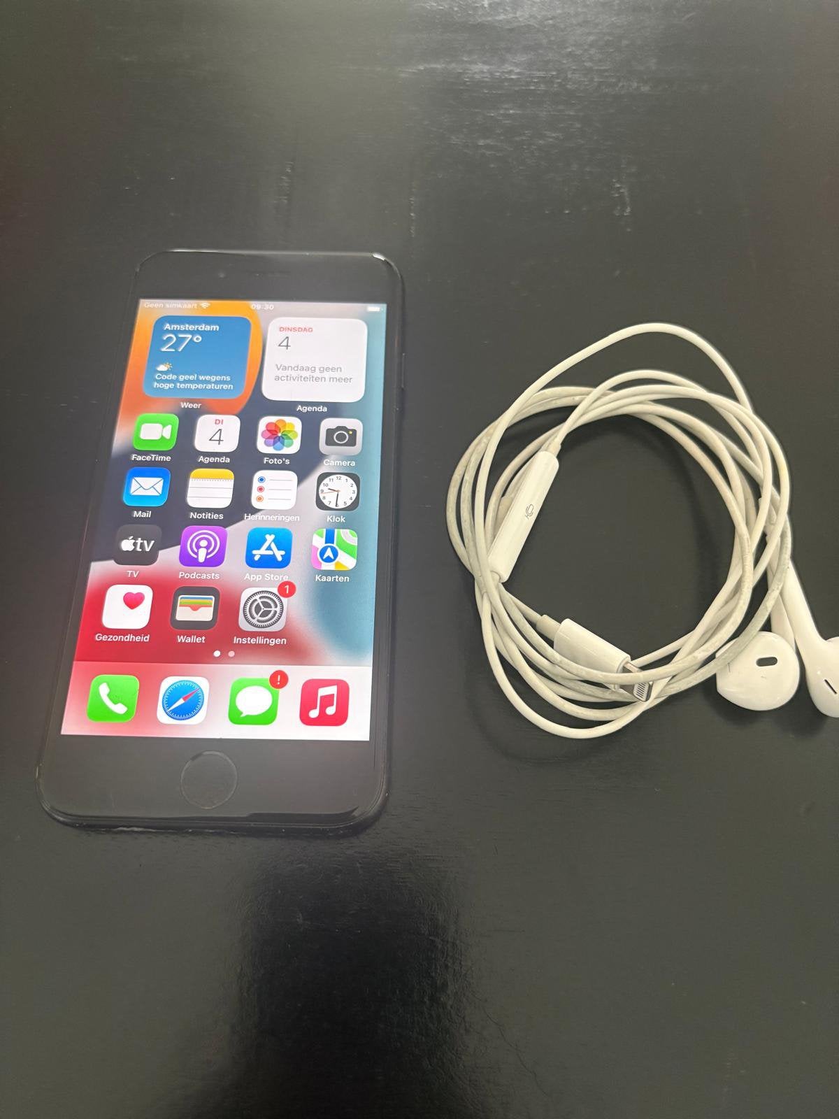 Apple iPhone 7 32GB zwart, Telecommunicatie, Mobiele telefoons | Apple iPhone, Zwart, 32 GB, 77 %, Ophalen of Verzenden