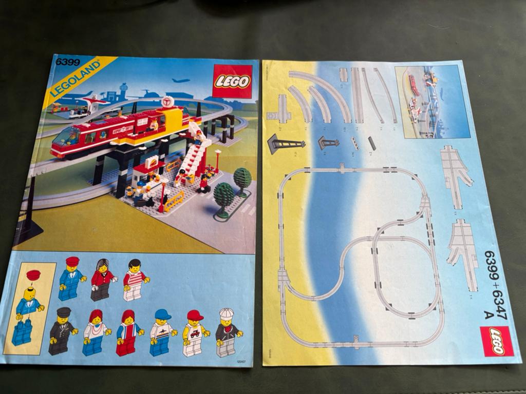 Lego instructie boekjes monorail 6399, Kinderen en Baby's, Speelgoed | Duplo en Lego, Verzenden, Lego, Lego, Lego