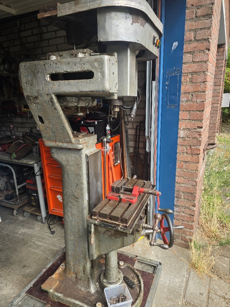 FREESBANK 220V met spantangenset, Doe-het-zelf en Verbouw, Ophalen, Gebruikt, Metaaldraaibank