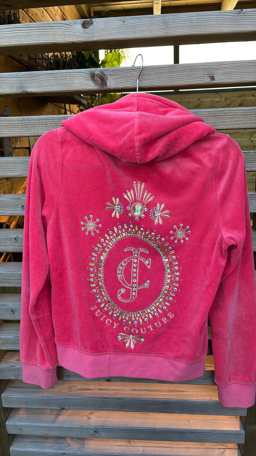 Juicy Couture track jasje roze maat L, Kleding | Dames, Ophalen of Verzenden, Zo goed als nieuw, Maat 38/40 (M), Roze