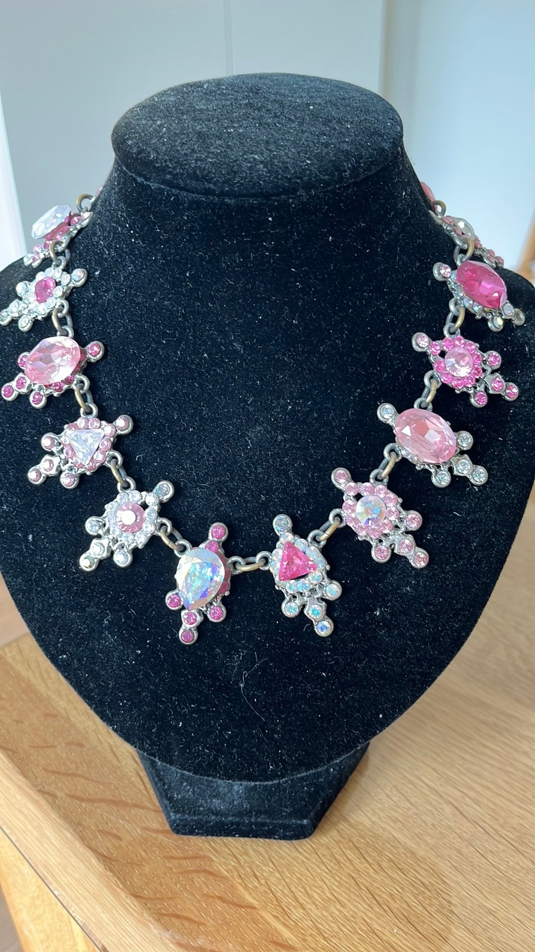 BEELDIGE OTAZU KETTING, Verzenden, Gebruikt, Roze, Overige materialen