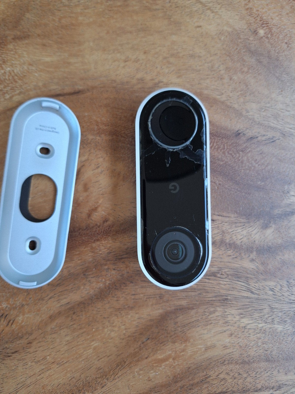 Google Nest Video Deurbel Bedraad - Goed Werkend, Ophalen of Verzenden, Gebruikt, Zwart, Kunststof