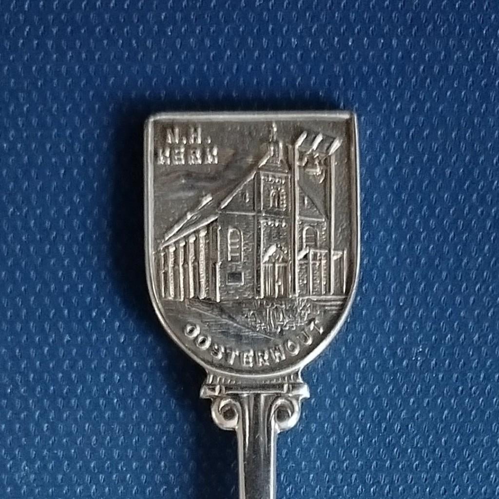verzilverd lepeltje NH Kerk Oosterhout, gemeente Nijmegen, Ophalen of Verzenden