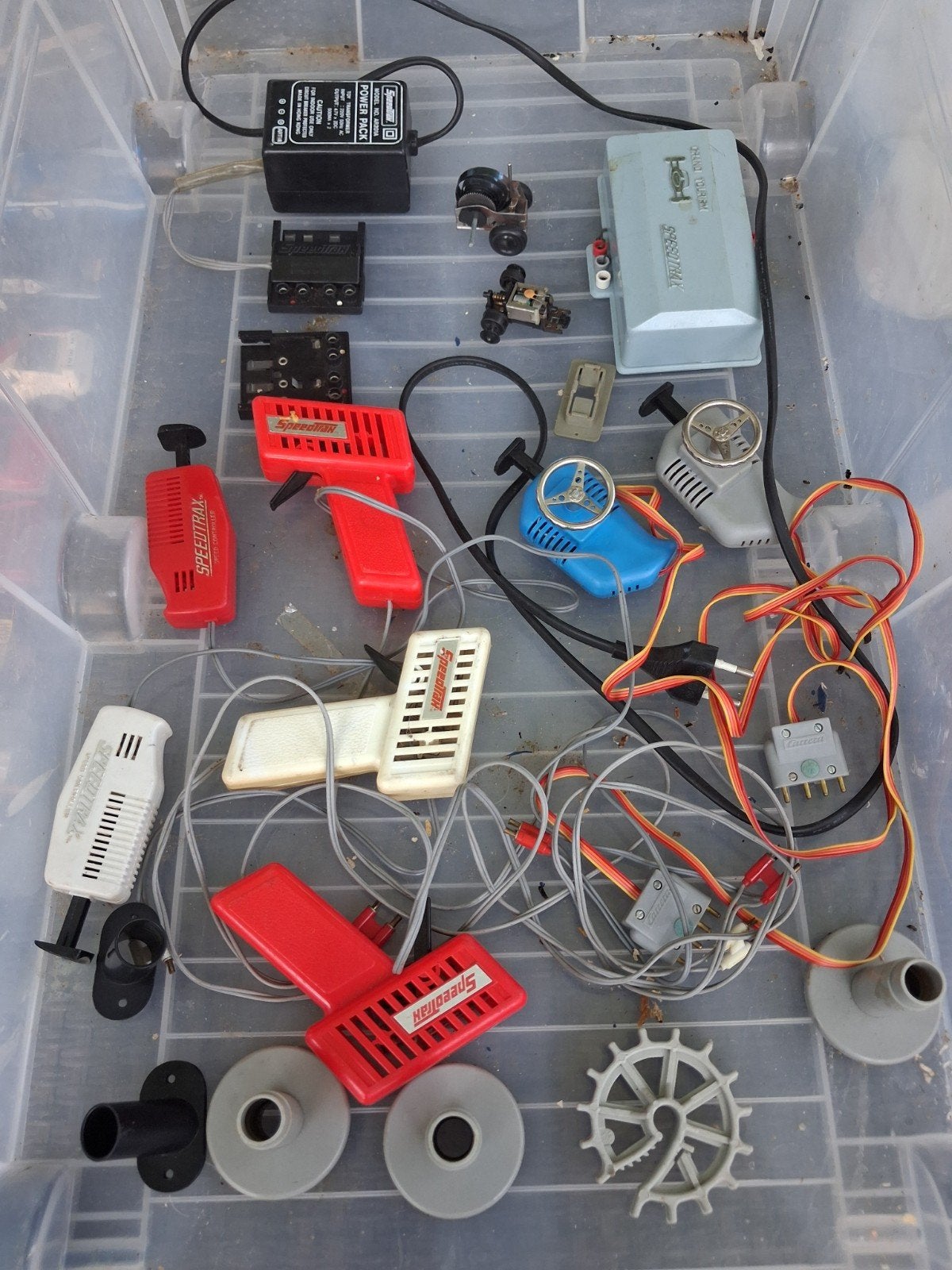 Vintage Racebaan Onderdelen en Controllers - Speedtrak, Overige merken, Gebruikt, Onderdelen, Ophalen of Verzenden