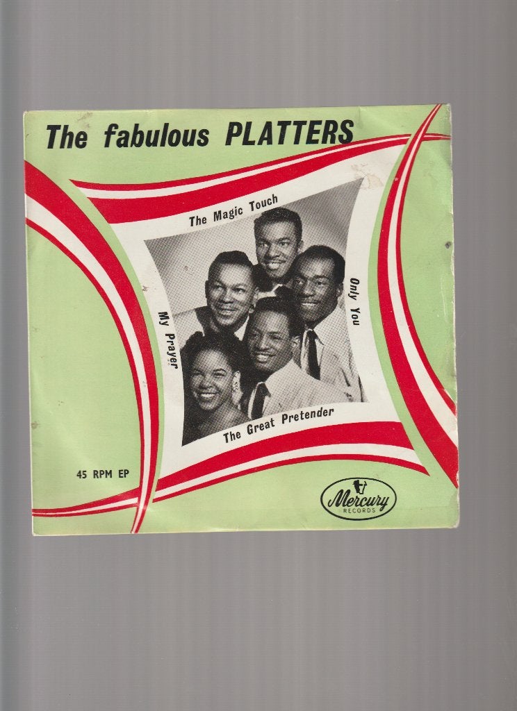 VINYL EP // THE PLATTERS  --  ONLY  YOU  +  3  //  DOO  WOP, Cd's en Dvd's, EP, Verzenden, 7 inch, Zo goed als nieuw