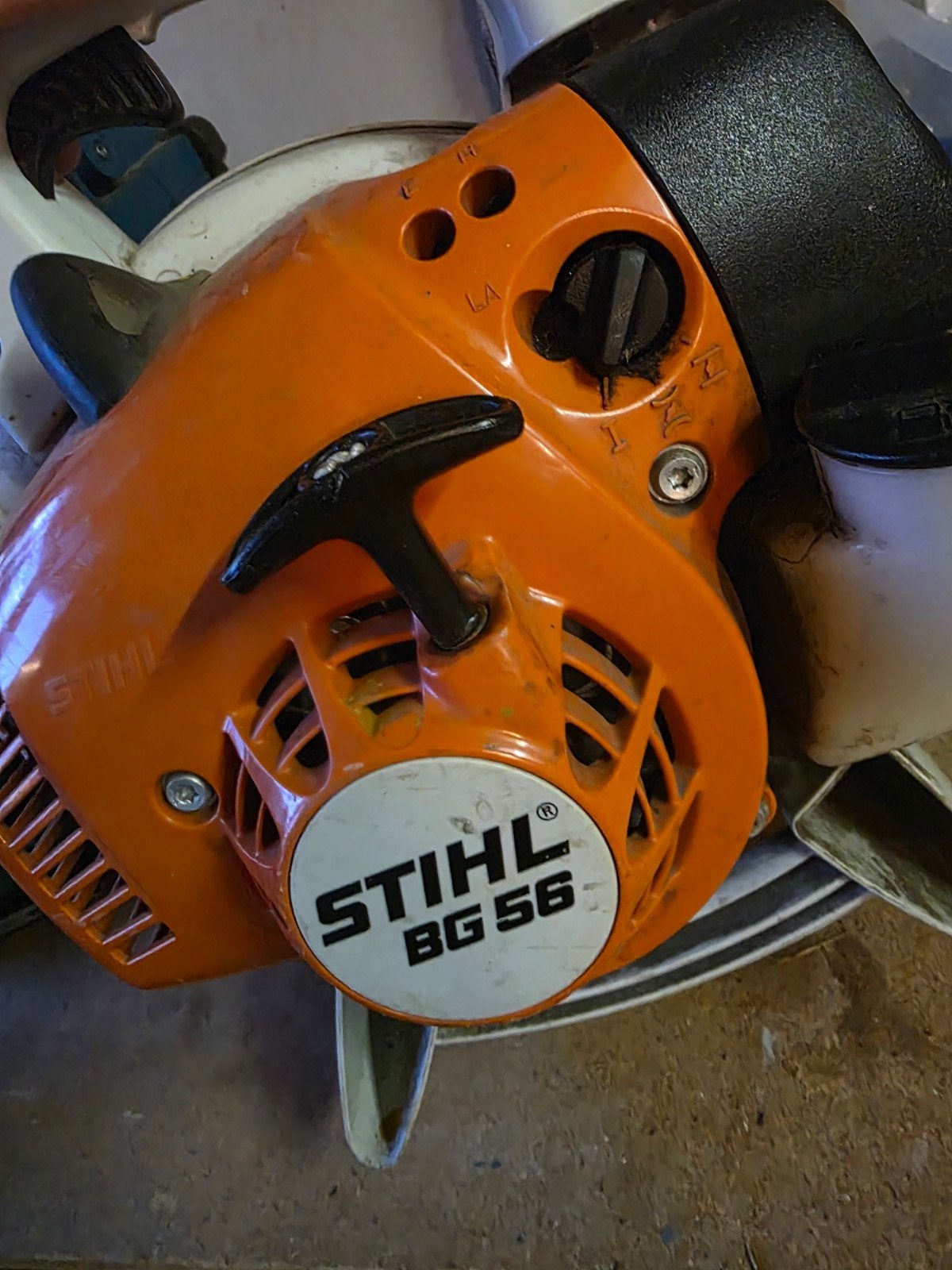 Stihl BG 56 Bladblazer - Benzine, Handgedragen, Tuin en Terras, Gebruikt, Handgedragen, Ophalen of Verzenden, Stihl