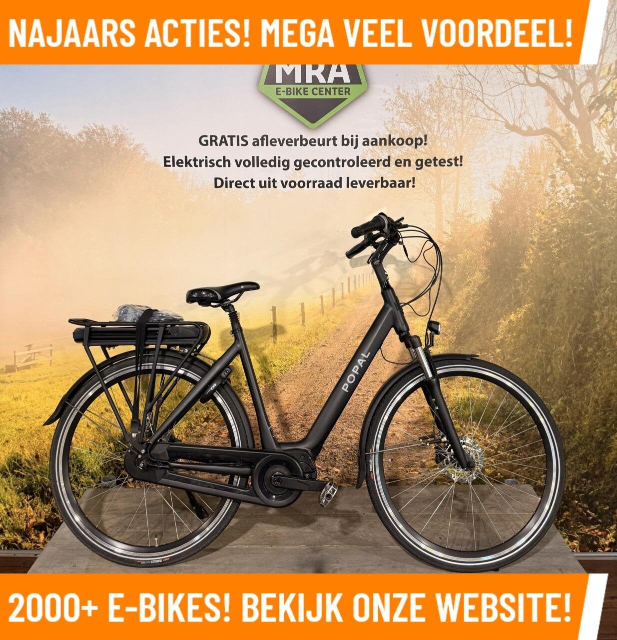 Popal Elektrische fiets met Bafang midden motor ebikes!, 55 tot 59 cm, Zo goed als nieuw, 50 km per accu of meer, Overige merken