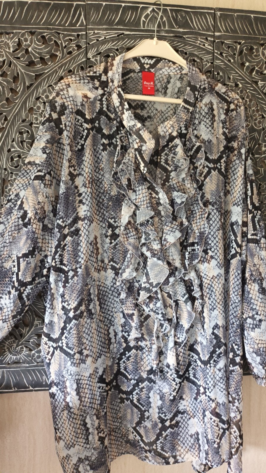 Only.M Tuniek Maat 56 met Slangenprint, Kleding | Dames, Blouses en Tunieken, Maat 46/48 (XL) of groter, Ophalen of Verzenden