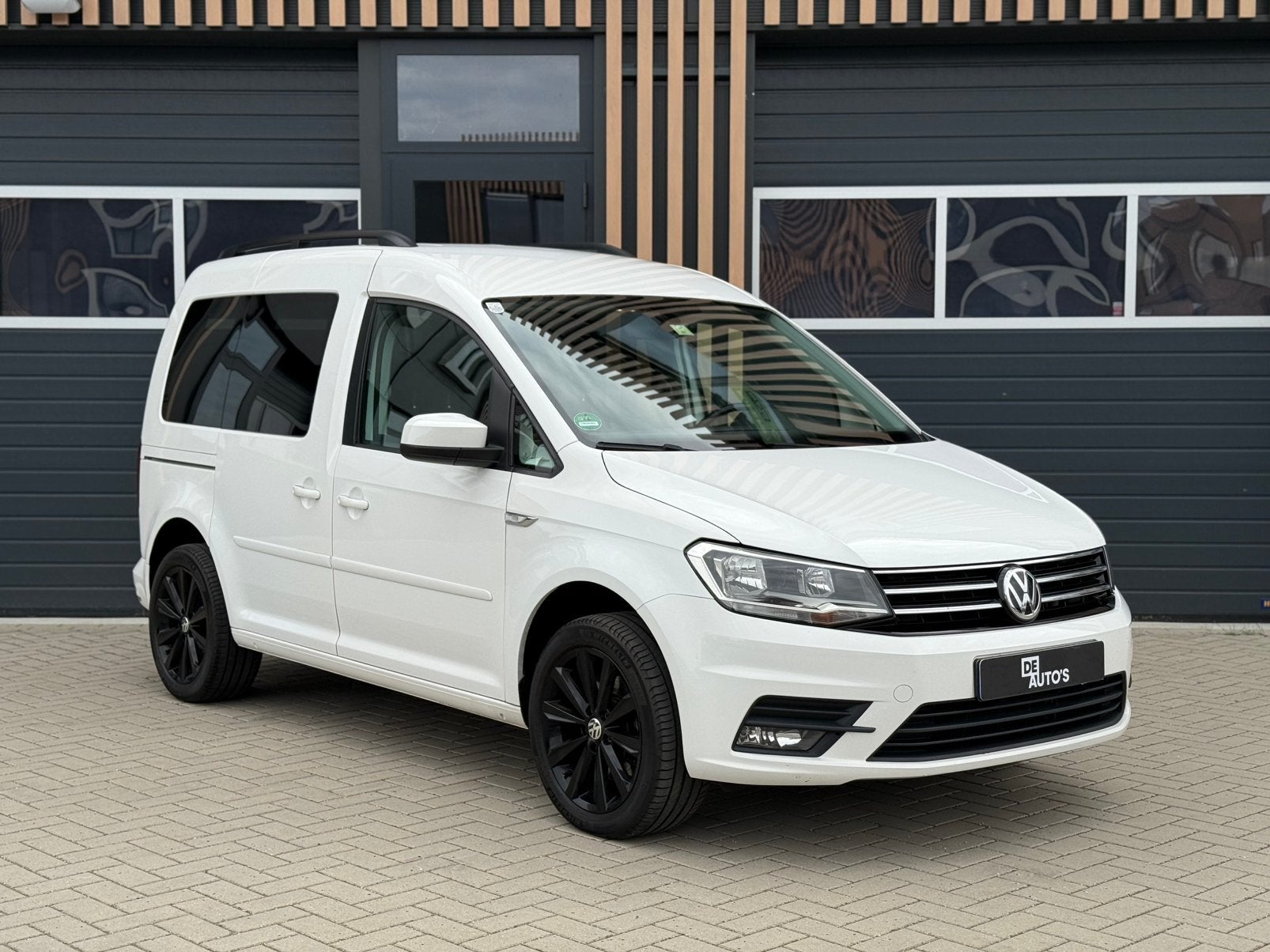 Volkswagen Caddy 1.4 TSI / DSG / LED / 125PK, Auto's, Euro 6, Volkswagen, Wit, Grijs