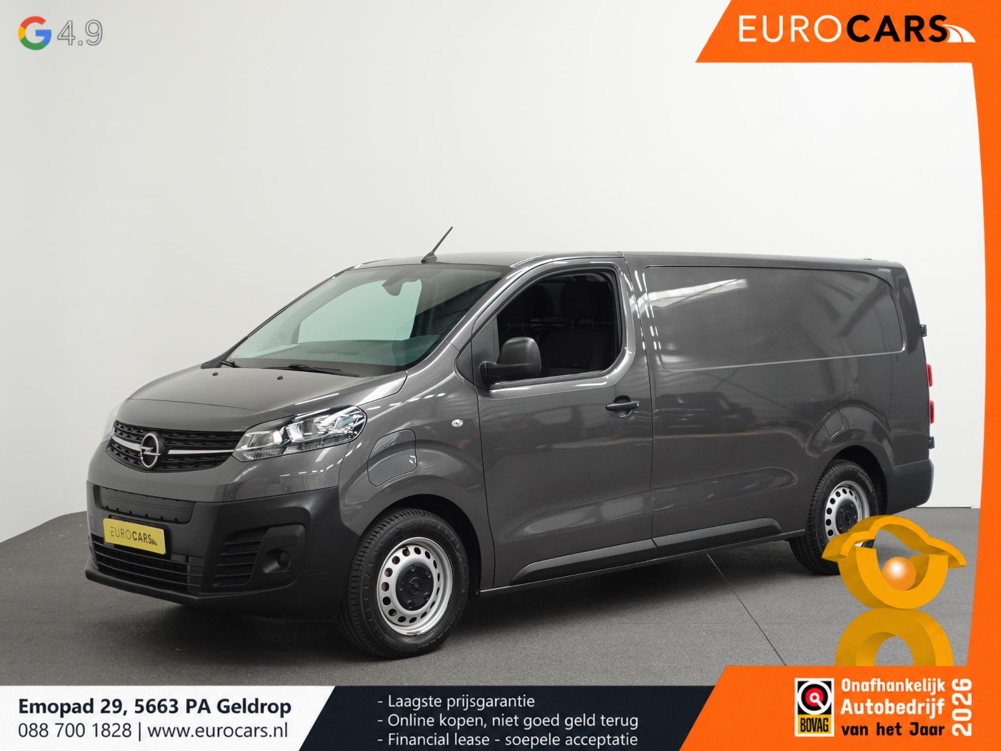Opel Vivaro-e L3H1 Edition 75 kWh Automaat Airco Navigatie C, Gebruikt, Zwart, 329 km, Origineel Nederlands