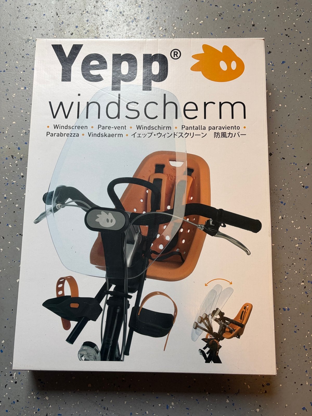 Thule Yepp Windscherm - zo goed als nieuw in doos, Ophalen of Verzenden, Zo goed als nieuw, Voorzitje