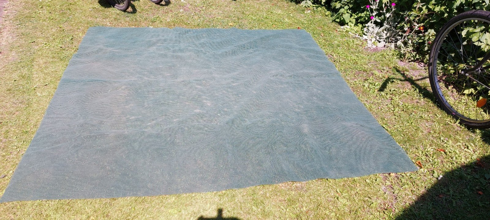 Sterk gronddoek/tenttapijt 2x2m voor vouwwagen/tent, Caravans en Kamperen, Ophalen of Verzenden