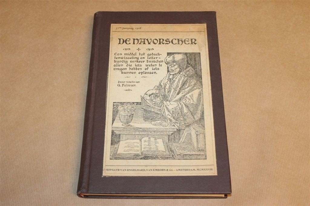 De Navorscher — Historisch Tijdschrift Voor Genealogie [1928, Ophalen of Verzenden, Gelezen