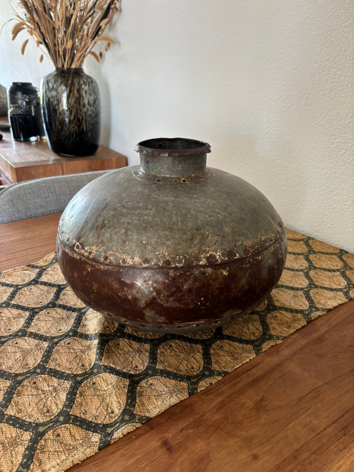 Antiek waterpot, Overige materialen, Gebruikt, 27 cm, Ophalen of Verzenden