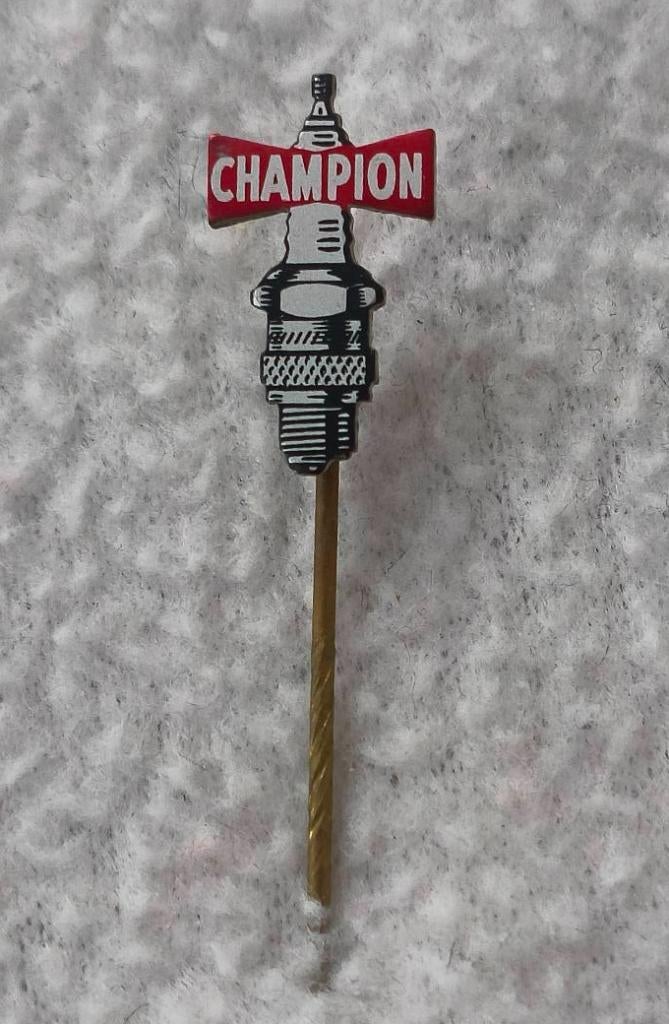 Speldje Champion bougies, Ophalen of Verzenden, Zo goed als nieuw, Merk, Speldje of Pin