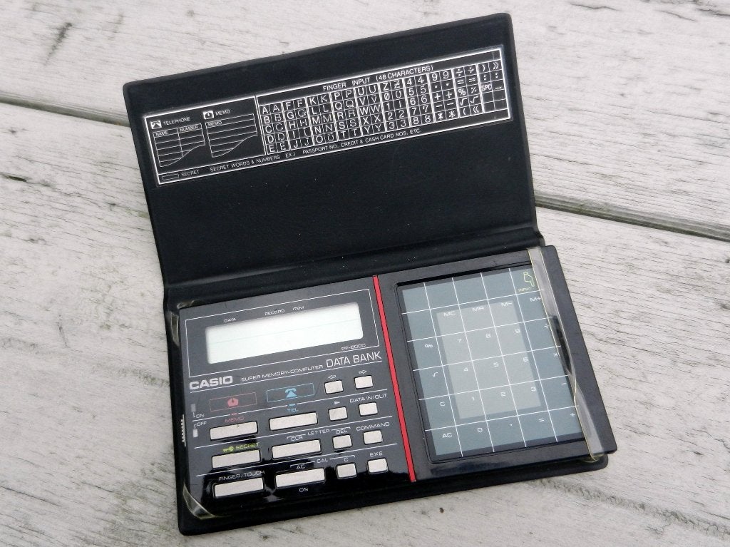 Casio PF- 8000 databank rekenmachine 1984, Ophalen of Verzenden, Overige typen