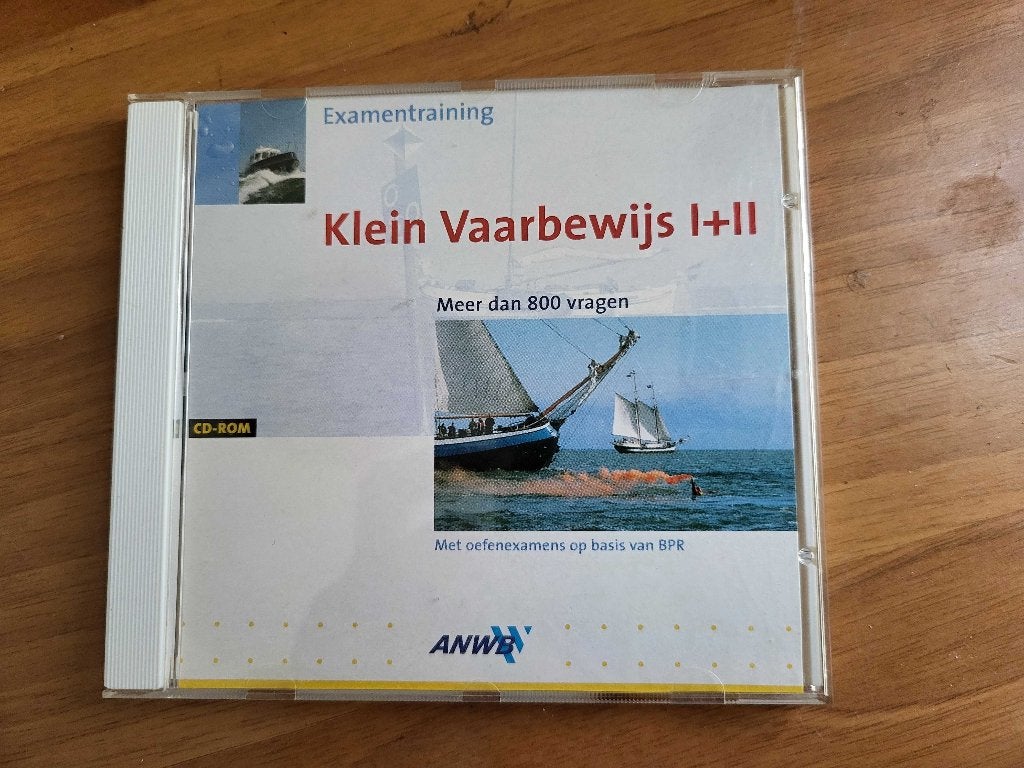 CD-ROM klein vaarbewijs 1 en 2 anwb versie 8.60, Boeken, Ophalen of Verzenden, Alpha, Zo goed als nieuw, Niet van toepassing