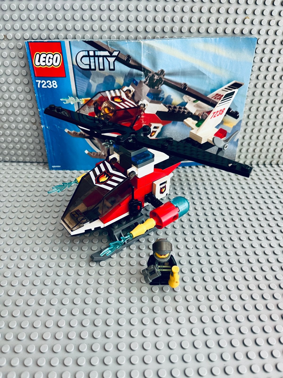 LEGO City 7238 Brandweerhelicopter, Kinderen en Baby's, Lego, Ophalen of Verzenden, Inclusief instructies, LEgO