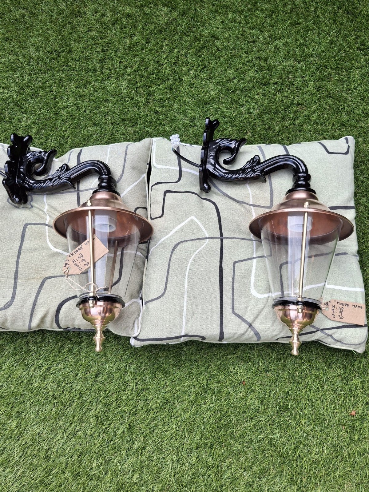 Gerestaureerde gevellampen KS Hoorn. Buitenverlichting, Tuin en Terras, Ophalen, Wandlamp, Nieuw, Netvoeding