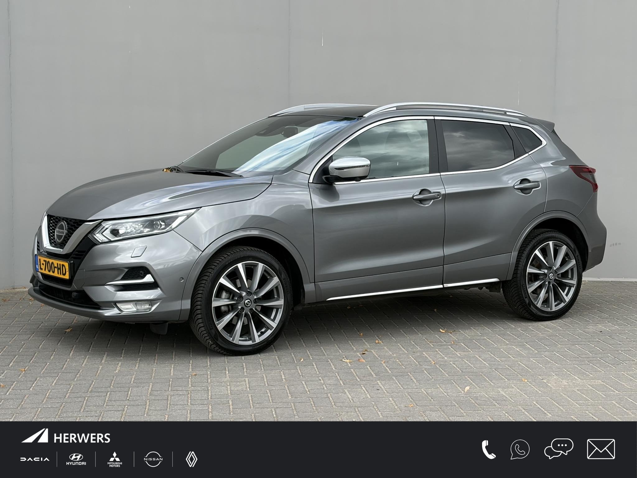 Nissan Qashqai 1.3 DIG-T Tekna + / Trekhaak (1500 KG) / Adap, Gebruikt, Euro 6, 1290 kg, Leder