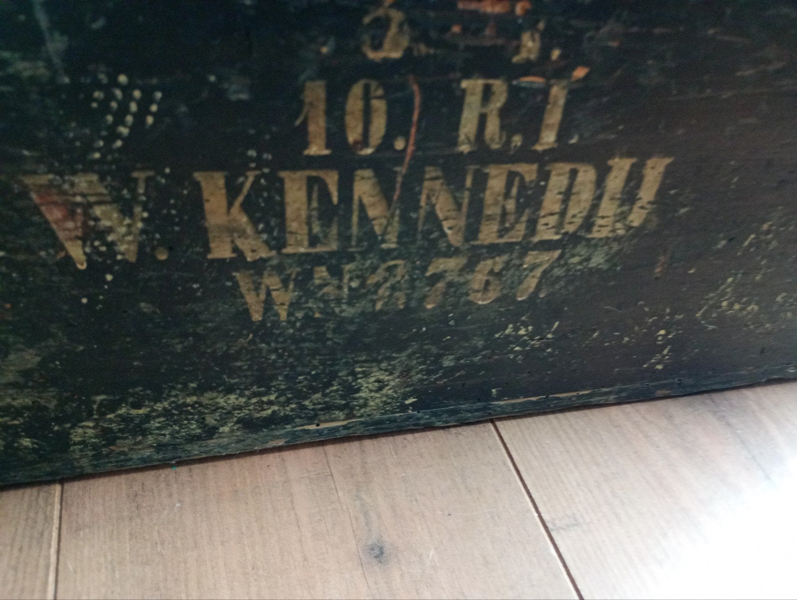 Nederlandse kist trein regiment / 10e regiment infanterie., ., Ophalen of Verzenden, ., Nederland