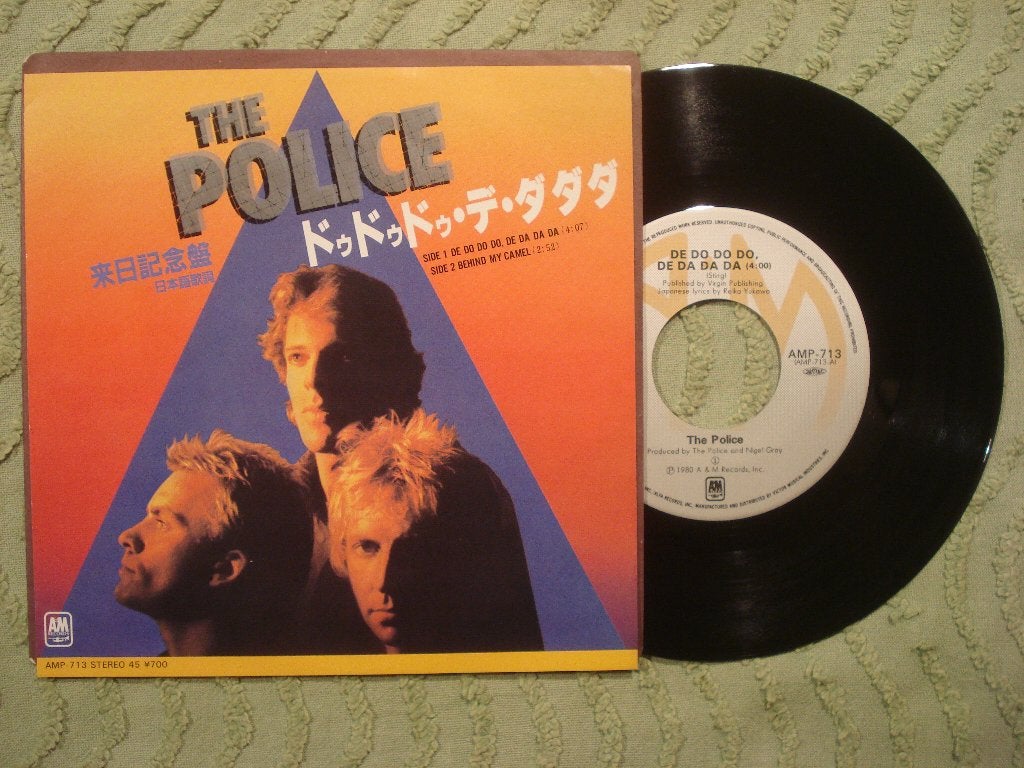 The Police 7" Vinyl Single: De do do do de da da da (Japan), Ophalen of Verzenden, Zo goed als nieuw, 7 inch, Pop