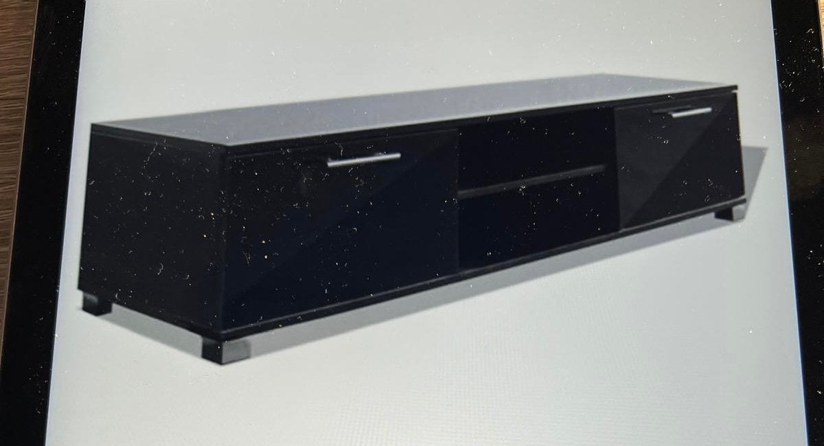 Tv meubel hoogglans zwart GRATIS!!, Ophalen, 150 tot 200 cm, Zo goed als nieuw, 150 tot 200 cm