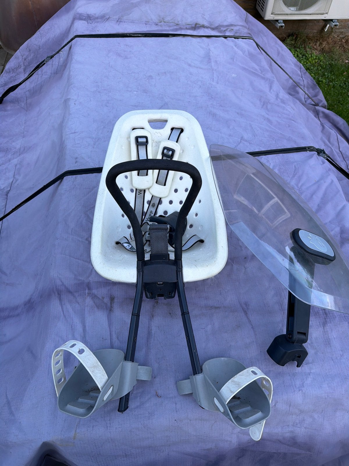 Yepp voorzitje met windscherm, Ophalen, Voorzitje, 0 t/m 13 kg, Gebruikt