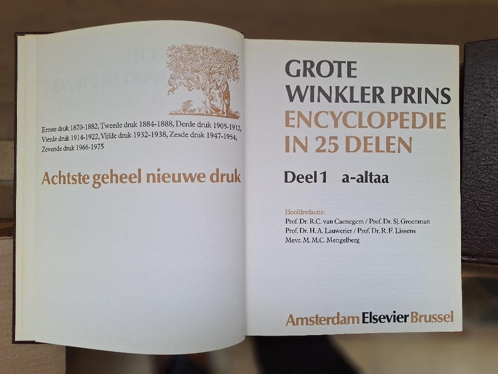 Winkler Prins Encyclopedie, Boeken, Encyclopedieën, Ophalen, Complete serie, Zo goed als nieuw, Algemeen