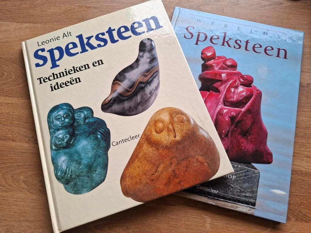 2 boeken over speksteen, Ophalen, Gelezen, Overige onderwerpen
