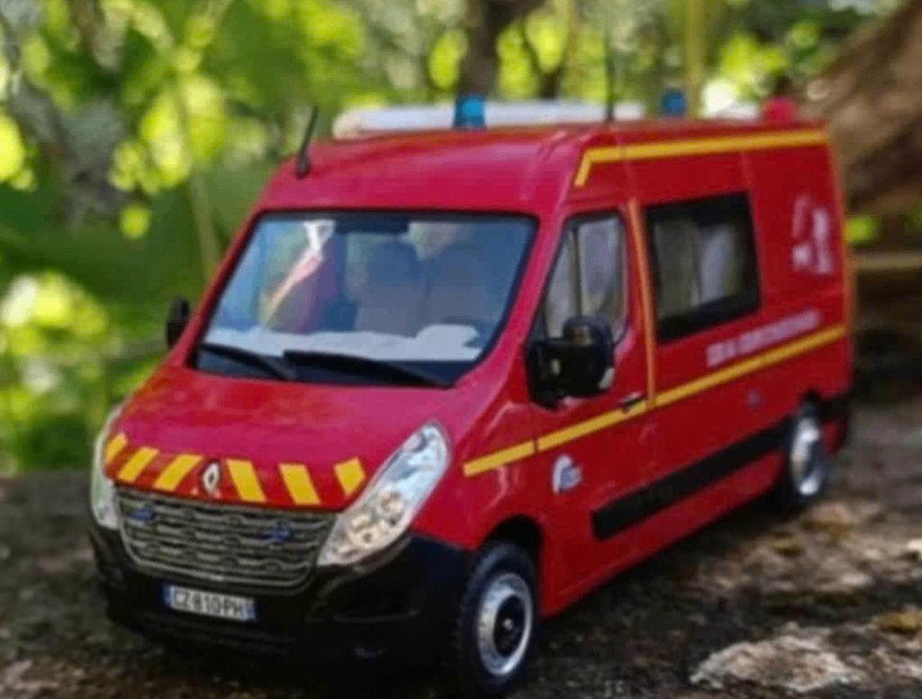 Renault Master III VTP Honden transport Brandweer 1/43 # 43, Verzenden, Nieuw, Bus of Vrachtwagen, Overige merken