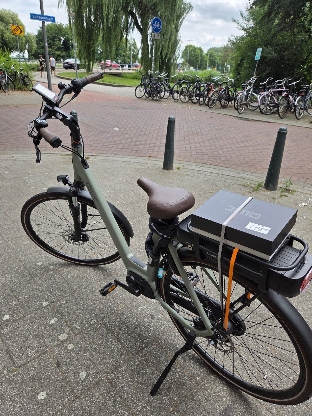 Qwic elektrische fiets - ongebruikt, Nieuw, Ophalen of Verzenden, Minder dan 47 cm, Minder dan 30 km per accu