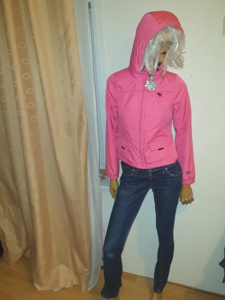 Roze Abercrombie & Fitch zomerjasje maat S zgan, Ophalen of Verzenden, Zo goed als nieuw, Roze, Maat 36 (S)