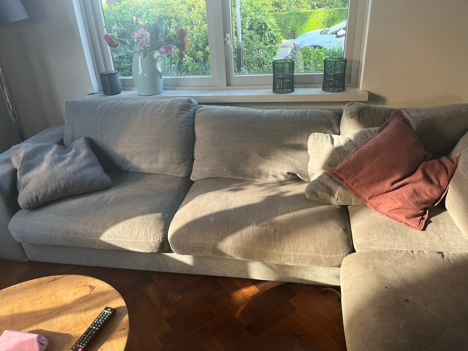 Gratis hoekbank op te halen, eventueel bezorgd, Ophalen, 250 tot 300 cm, Gebruikt, 100 tot 125 cm