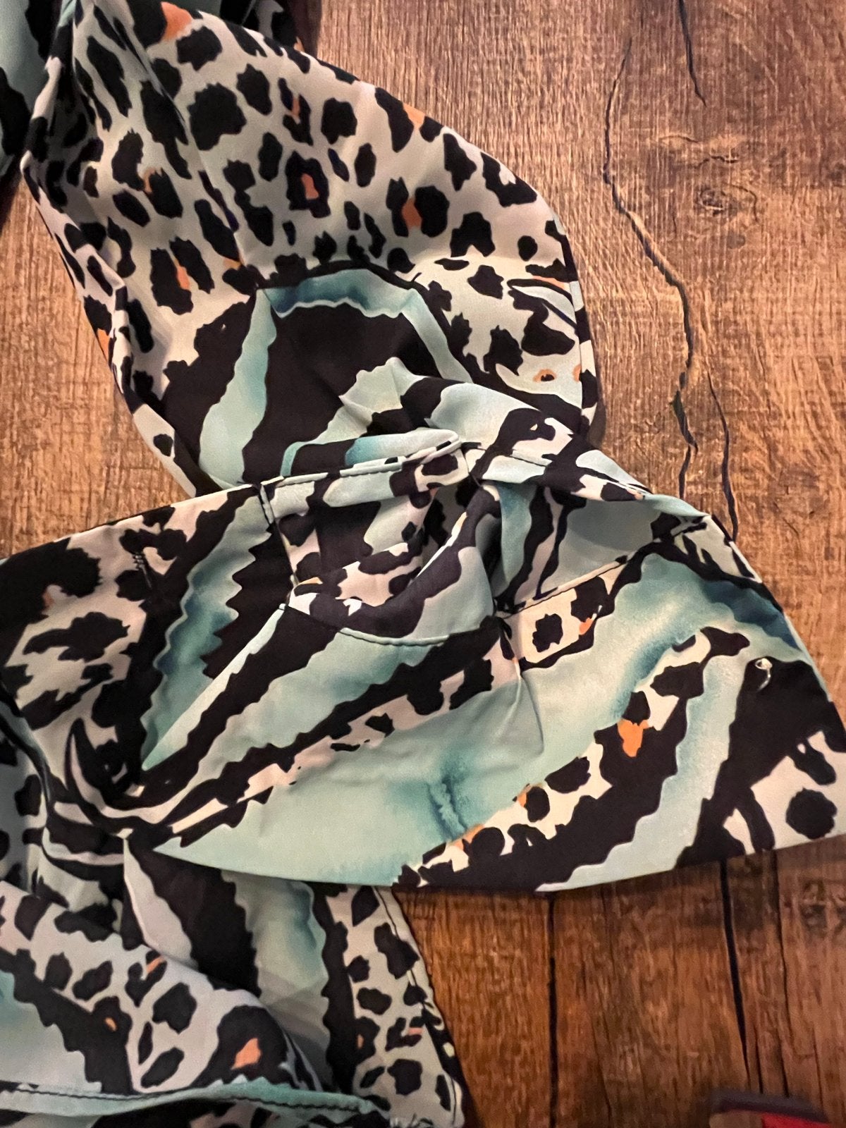 IVIVI Jurk met Zebra- en Luipaardprint, Meerkleurig, Maat 42/44 (L), Ophalen of Verzenden, Zo goed als nieuw