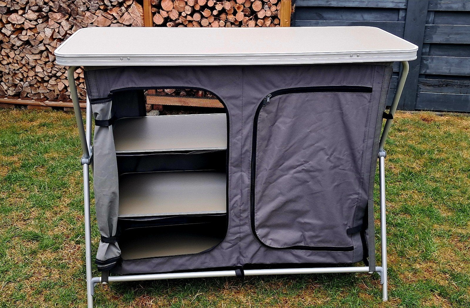 Obelink Campingkast met Werkblad - Opvouwbaar, Ophalen, Gebruikt