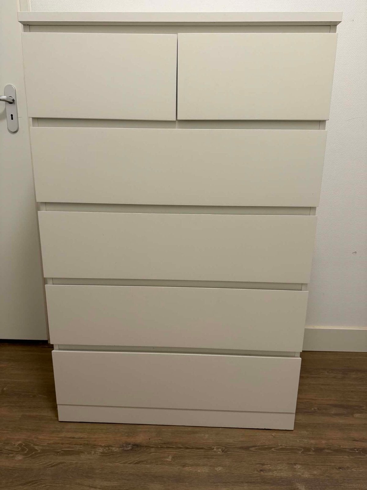 IKEA MALM Ladekast - Wit, 6 lades, Ophalen, 5 laden of meer, 100 tot 150 cm, 50 tot 100 cm