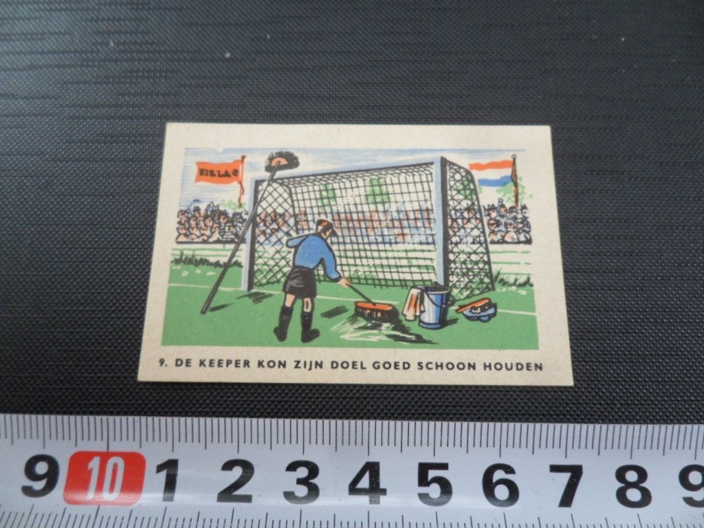 sticker plaatje strip voetbal spreekwoord RIZLA #9, Verzamelen, Ophalen of Verzenden, Zo goed als nieuw