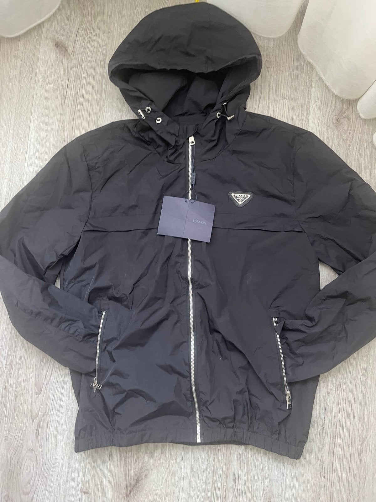 Prada jas, Kleding | Heren, Jassen | Zomer, Ophalen of Verzenden, Nieuw, Zwart