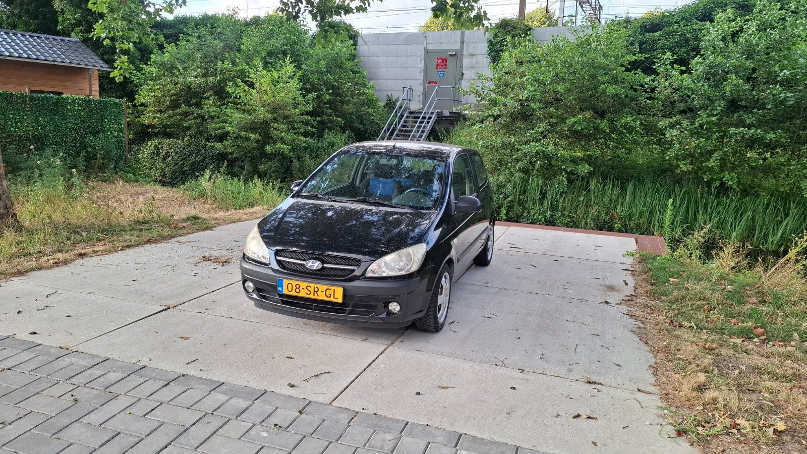 Hyundai Getz 1.4 3DRS 2006 Zwart, Auto's, Voorwielaandrijving, 450 kg, 40 €/maand, 4 cilinders