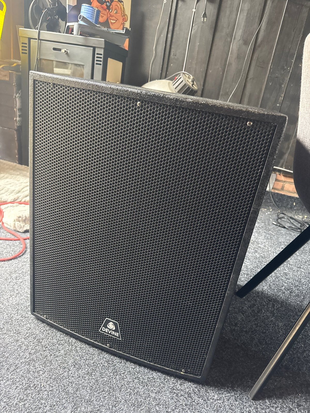 Devine AXE0 18 SA Actieve Subwoofer, Audio, Tv en Foto, Ophalen of Verzenden, Gebruikt