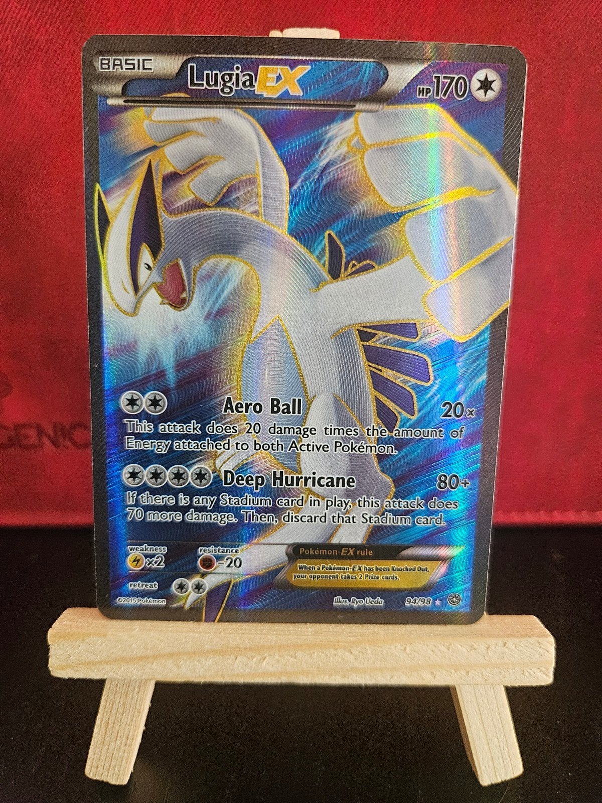 Lugia EX #94, Ophalen of Verzenden, Zo goed als nieuw, Losse kaart, Foil