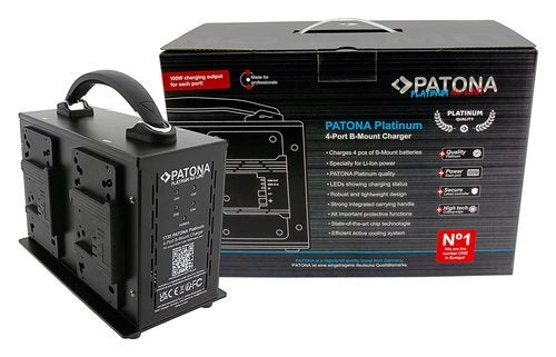 Platinum 4-channel charger B-mount batteries 3A*4, Verzenden, Nieuw